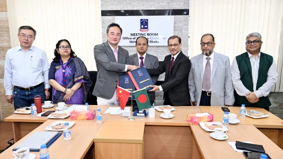 ঢাবি এবং চীনের টংজি বিশ্ববিদ্যালয়ের মধ্যে সমঝোতা স্মারক স্বাক্ষর